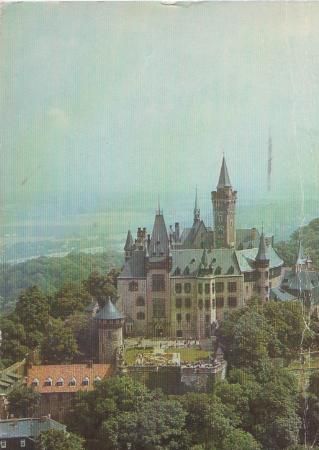 Wernigerode Luftbild Schloß - 1988 Wernigerode Luftbild Schloß - 1988