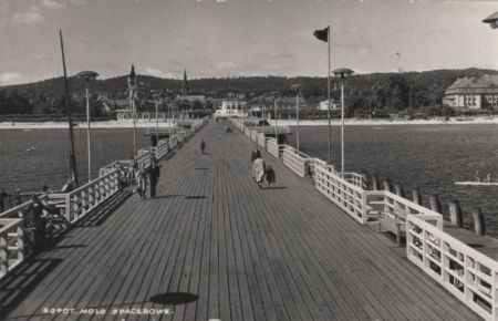 Polen - Sopot - Molo Spcaerowe - 1952 Polen - Sopot - Molo Spcaerowe - 1952