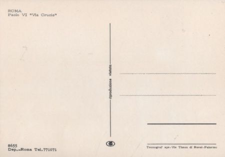 Rom - Roma - Italien - Paolo VI - Via Crusis Rom - Roma - Italien - Paolo VI - Via Crusis