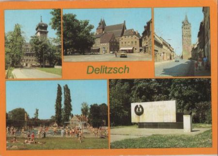 Delitzsch - u.a. Wilhelm-Pieck-Gedenktafel - 1982 Delitzsch - u.a. Wilhelm-Pieck-Gedenktafel - 1982