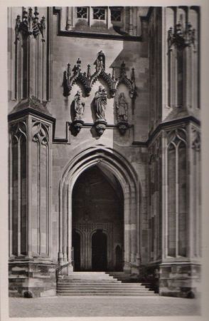 Konstanz - Münster, Hauptportal - ca. 1955 Konstanz - Münster, Hauptportal - ca. 1955