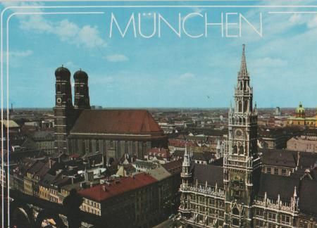 München - Blick vom Alten Peter - ca. 1985 München - Blick vom Alten Peter - ca. 1985