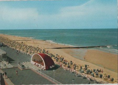 Westerland - Promenade und Zentralstand - ca. 1985 Westerland - Promenade und Zentralstand - ca. 1985