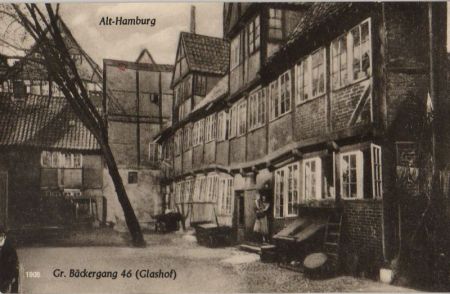 Hamburg - Bäckergang im Jahr 1906 - 1972 Hamburg - Bäckergang im Jahr 1906 - 1972