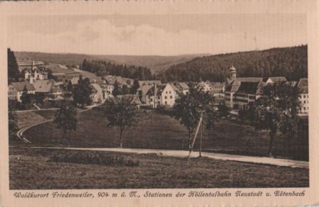 Friedenweiler - ca. 1950 Friedenweiler - ca. 1950