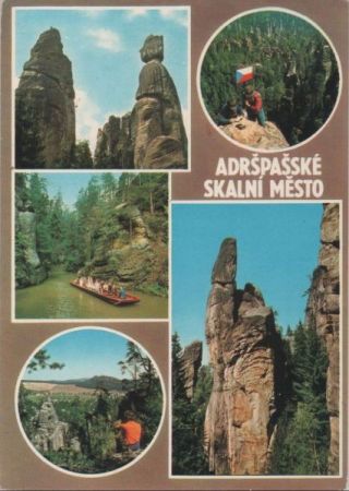 Tschechien - Adrspachske skaly - ca. 1985 Tschechien - Adrspachske skaly - ca. 1985
