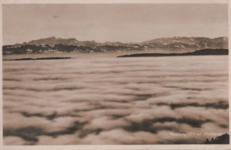 Schweiz - Uetliberg - Nebelmeer - 1929 Schweiz - Uetliberg - Nebelmeer - 1929