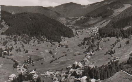 Blasien - Menzenschwand - Gesamtansicht - ca. 1955 Blasien - Menzenschwand - Gesamtansicht - ca. 1955