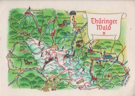 Thüringer Wald - Übersicht Thüringer Wald - Übersicht