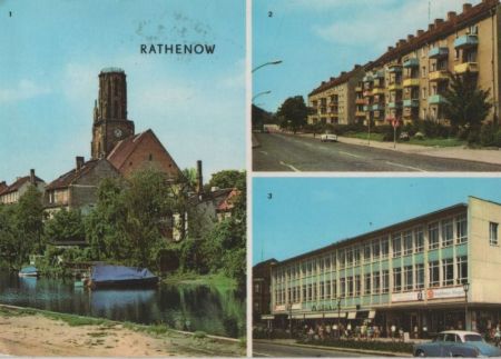 Rathenow - u.a. Leninallee - 1976 Rathenow - u.a. Leninallee - 1976