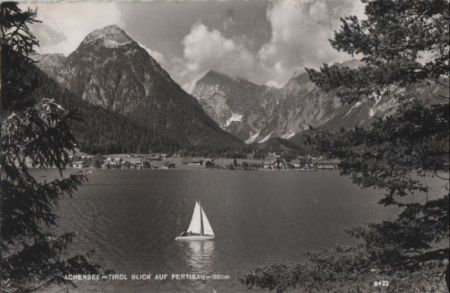 Österreich - Achensee - Blick auf Pertisau - 1957 Österreich - Achensee - Blick auf Pertisau - 1957