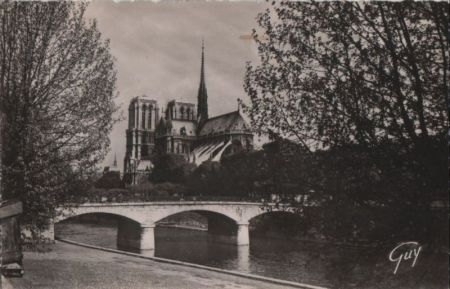 Frankreich - Paris - Le Cathedrale Notre-Dame - 1958 Frankreich - Paris - Le Cathedrale Notre-Dame - 1958