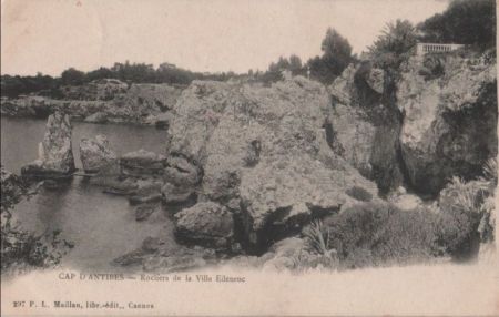 Frankreich - Antibes - Rochers de la Villa Eilenroc - ca. 1935 Frankreich - Antibes - Rochers de la Villa Eilenroc - ca. 1935