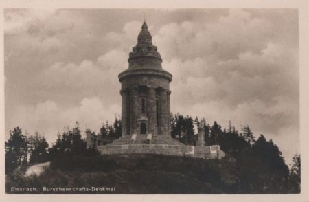 Eisenach - Burschenschafts-Denkmal - ca. 1950 Eisenach - Burschenschafts-Denkmal - ca. 1950