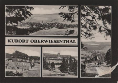 Oberwiesenthal - u.a. Gesamtansicht - 1980 Oberwiesenthal - u.a. Gesamtansicht - 1980