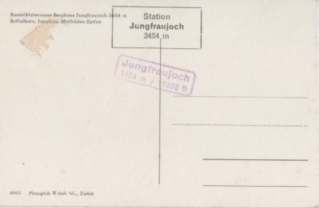 Jungfraujoch - Schweiz - Aussichtsterrasse