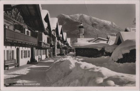 Garmisch - Sonnenstraße - 1955 Garmisch - Sonnenstraße - 1955