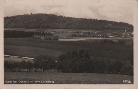 Wermsdorf-Collm - mit cem Collmberg - 1955 Wermsdorf-Collm - mit cem Collmberg - 1955