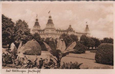 Bad Wildungen - Fürstenhof - ca. 1950 Bad Wildungen - Fürstenhof - ca. 1950
