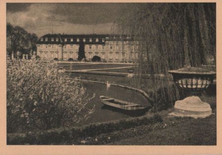 Ludwigsburg - Idyll im Garten des Schlosses - ca. 1950 Ludwigsburg - Idyll im Garten des Schlosses - ca. 1950