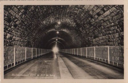 Österreich - Großglockner-Hochalpenstraße - Hochtortunnel - ca. 1950 Österreich - Großglockner-Hochalpenstraße - Hochtortunnel - ca. 1950
