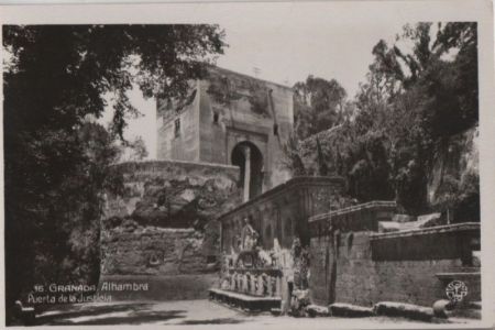 Spanien - Granada - Alhambra, Puerta de la Justicia - ca. 1950 Spanien - Granada - Alhambra, Puerta de la Justicia - ca. 1950