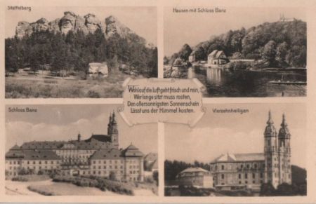 Bad Staffelstein, Kloster Banz - Staffelberg, usw. - ca. 1940 Bad Staffelstein, Kloster Banz - Staffelberg, usw. - ca. 1940