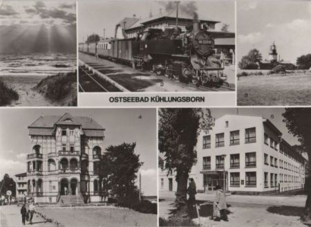 Kühlungsborn - u.a. Molli auf dem Bahnhof - ca. 1980 Kühlungsborn - u.a. Molli auf dem Bahnhof - ca. 1980