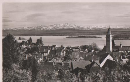 Überlingen mit den Alpen - 1941 Überlingen mit den Alpen - 1941
