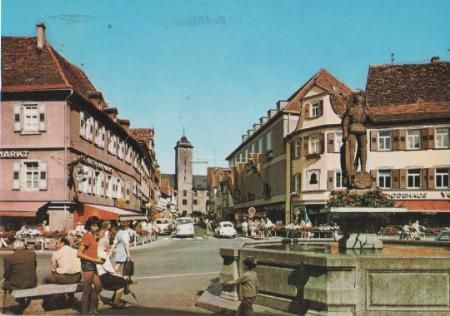 Bad Mergentheim - Burgstraße - 1975 Bad Mergentheim - Burgstraße - 1975