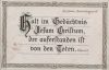 Geburtstagsgruß - Kalt im Gedächtnis