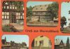 Oberweißbach - Fröbelmuseum-Portal, Fröbelmuseum, Fröbelturm, Markt mit Gasthaus zur Schenke und Rathaus,