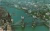 Großbritannien - Aerial View of Tower Bridge - 1973