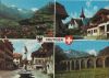 Schweiz - Frutigen - u.a. Kirche mit Blumenpracht - 1982