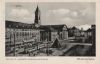 Karlsruhe - Marktplatz, Stadtkirche und Pyramide - 1954