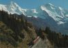 Schweiz - Schynige Platte-Bahn - mit Mönch und Jungfrau - ca. 1980