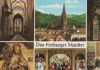 Freiburg - Mittelschiff, Schnewlin-Fenster, Madonna v. Joh. Wydyz, Hochaltar, Abendmahl v. Hauser