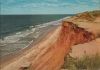 Sylt - Leichte Brise am roten Kliff - ca. 1965