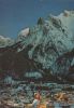 Mittenwald gegen Karwendel nachts - 1982