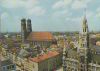 Frauenkirche und Rathaus in München - 1979