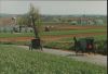 USA - Amish Country - two buggy card - 1986