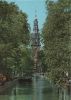 Niederlande - Amsterdam - Groenburgwal met Zuodertoren - ca. 1980