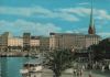 Hamburg - Binnenalster mit Petrikirche - 1967