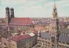 München - Rathaus und Frauenkirche - ca. 1965