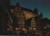 Nürnberg - Dürer-Platz mit Burg - ca. 1975