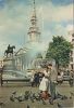 Großbritannien - London - Fountain in Trafalgar Square - 1964