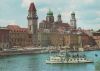 Passau - Partie an Donau mit Dom - ca. 1975