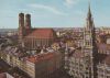 München mit Rathaus und Frauenkirche - ca. 1975
