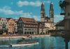Schweiz - Zürich - Blick über die Limmat - ca. 1975