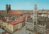 München - Rathaus und Frauenkirche - 1985
